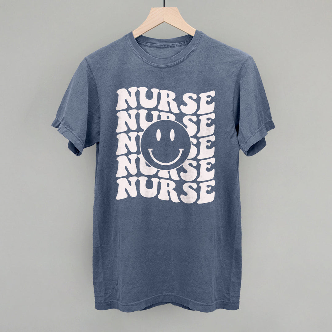 Retro Nurse Smiley (Repeated)