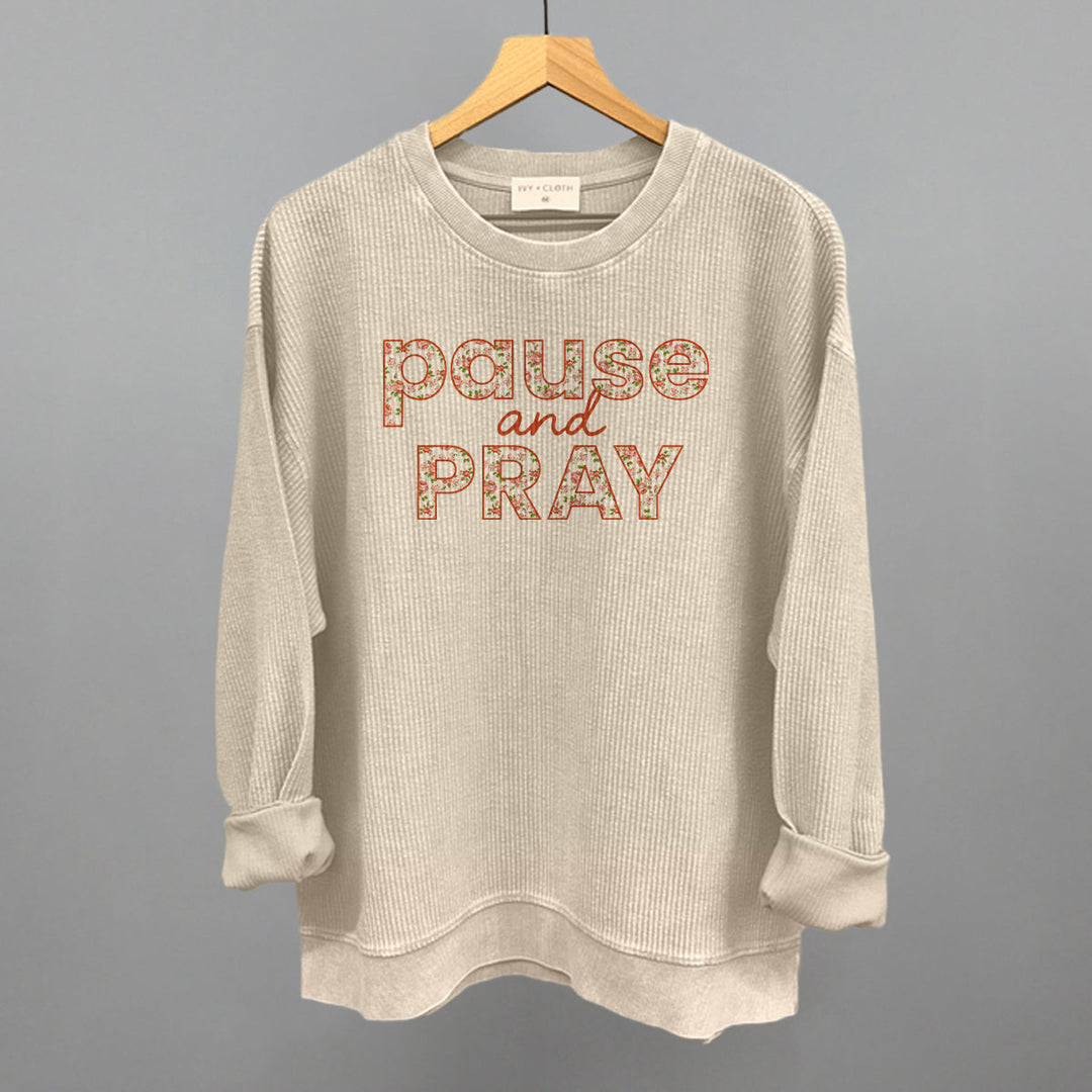 Pause And Pray Floral