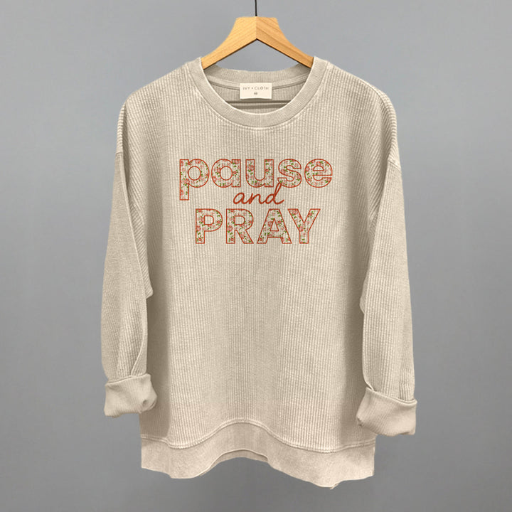 Pause And Pray Floral