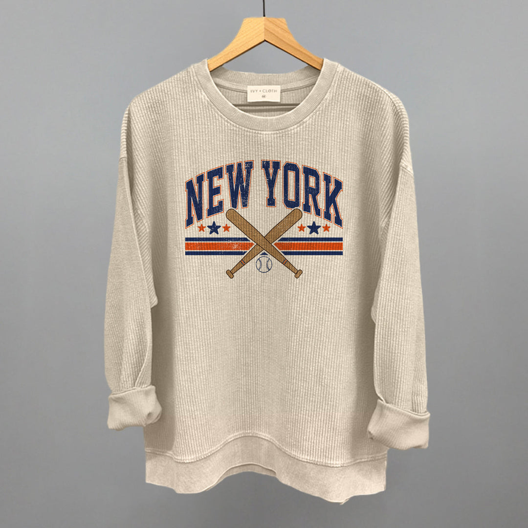 New York Baseball (Blue/Orange)