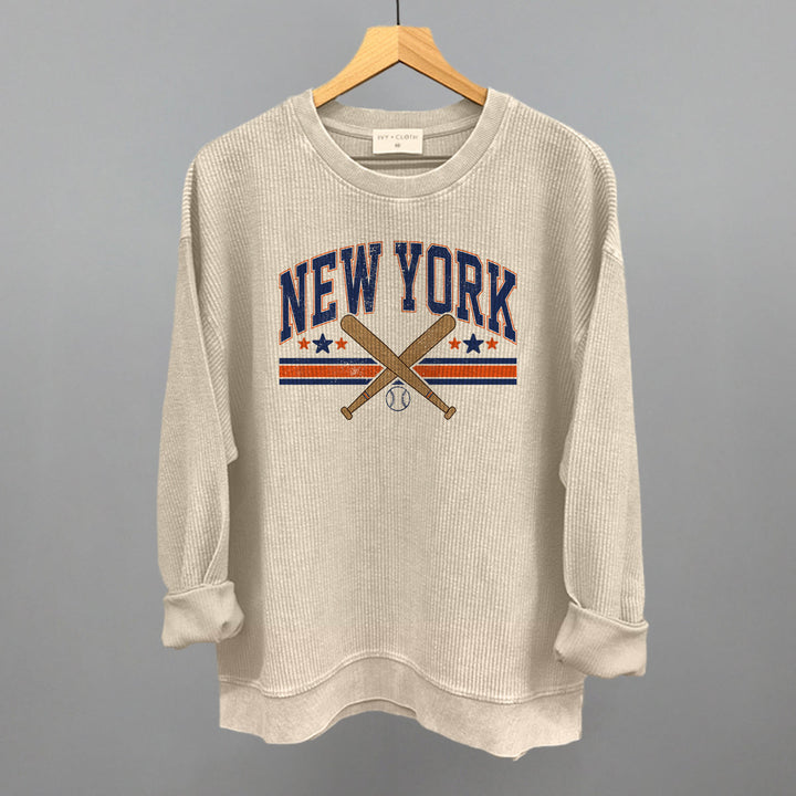 New York Baseball (Blue/Orange)