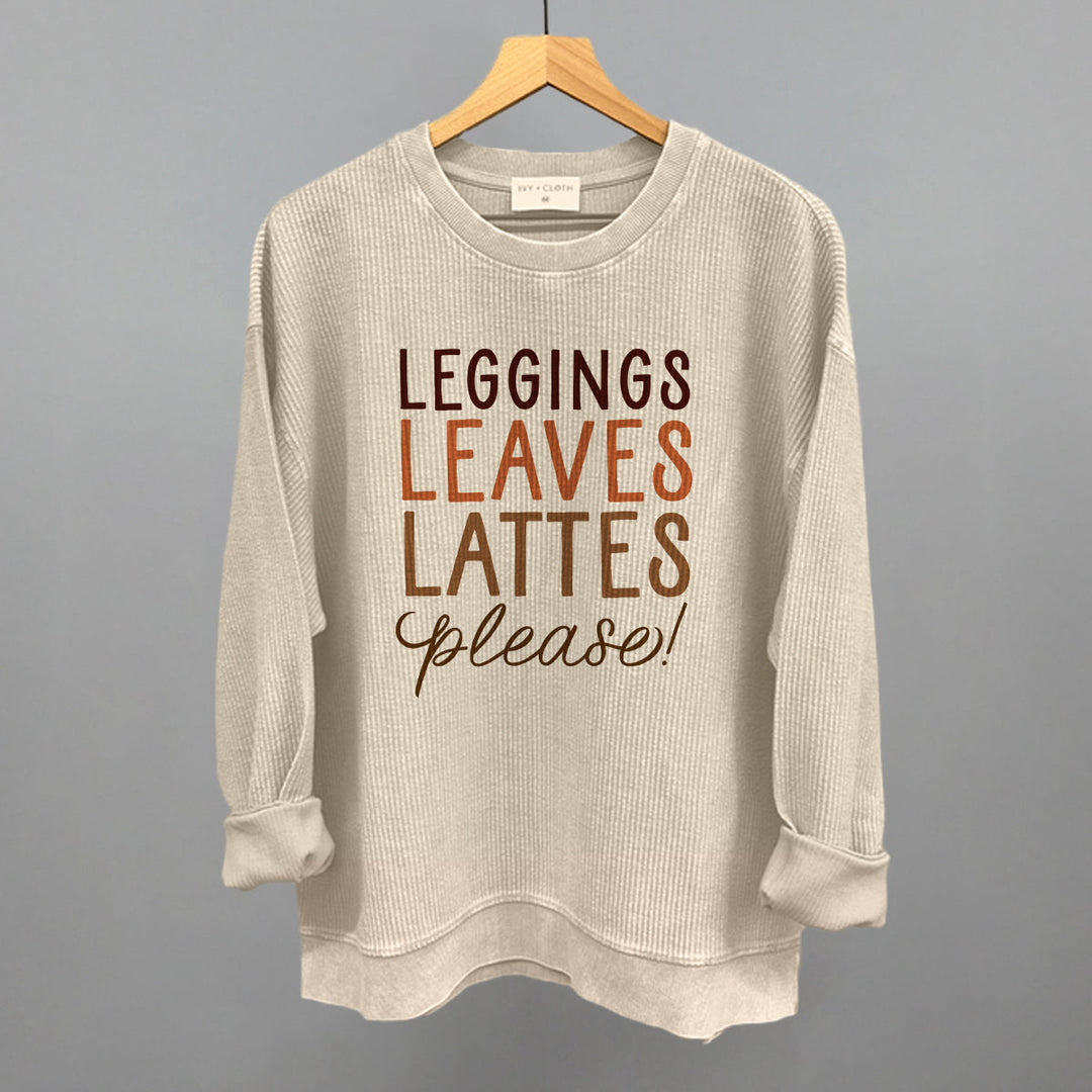 Leggings, Leaves, Lattes Please!