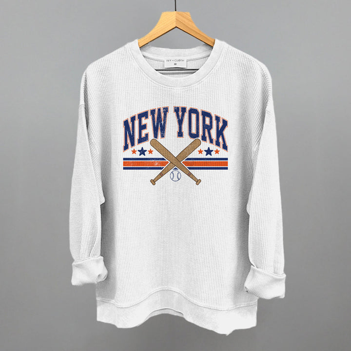 New York Baseball (Blue/Orange)