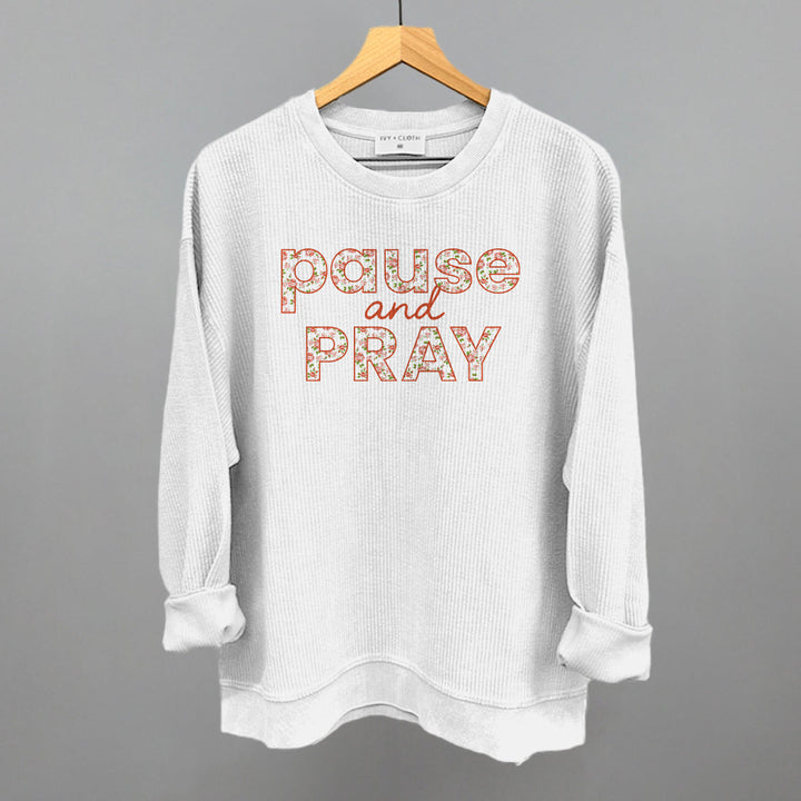 Pause And Pray Floral