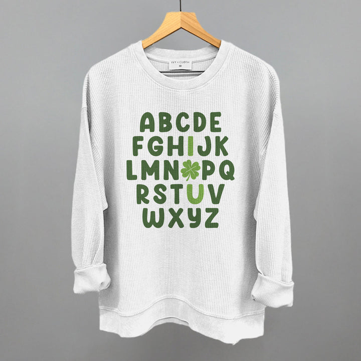 I Love You Clover Alphabet