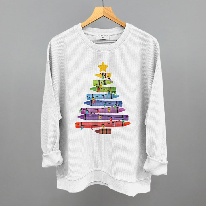 Crayon Christmas Tree