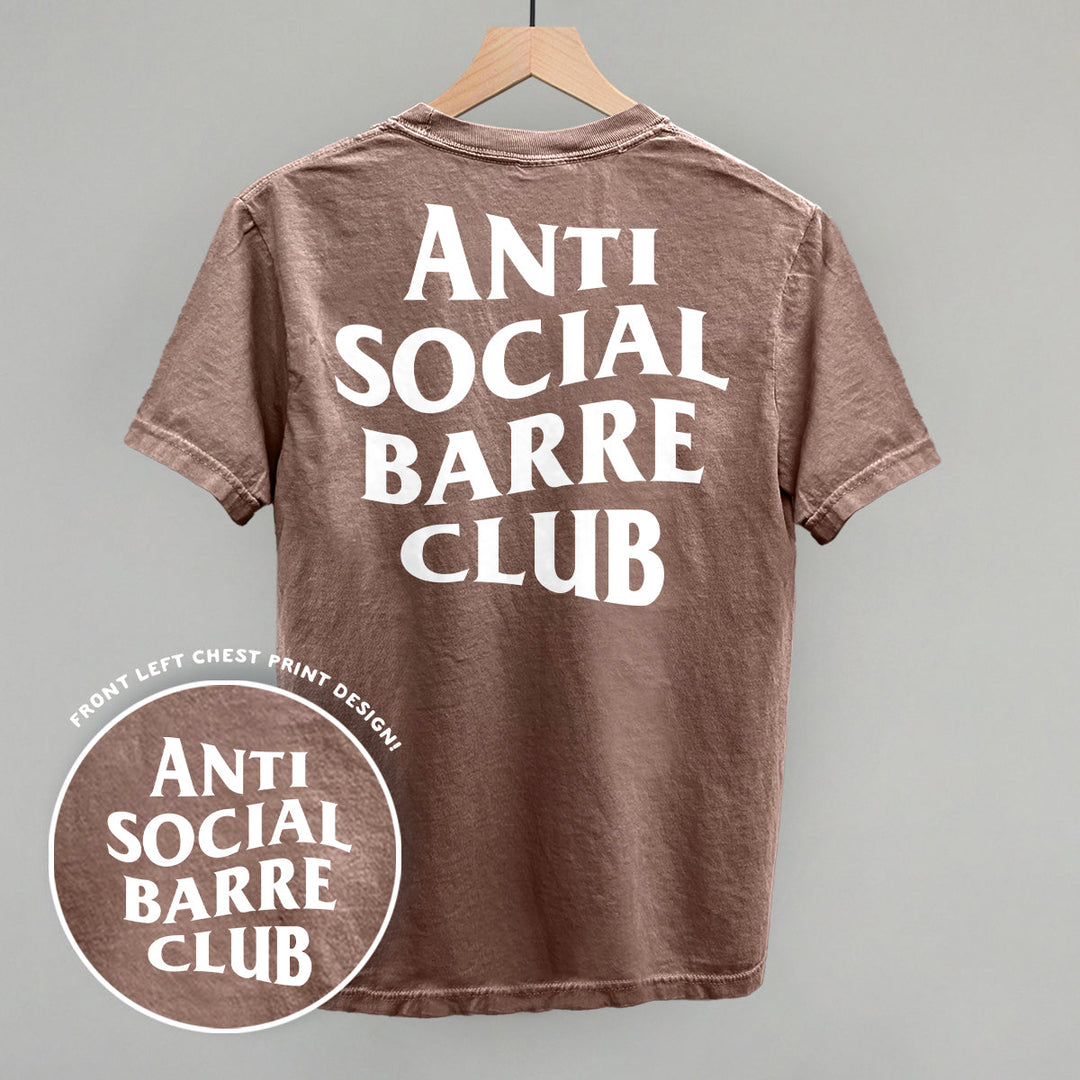 Anti Social Barre Club (White) (Back Print)