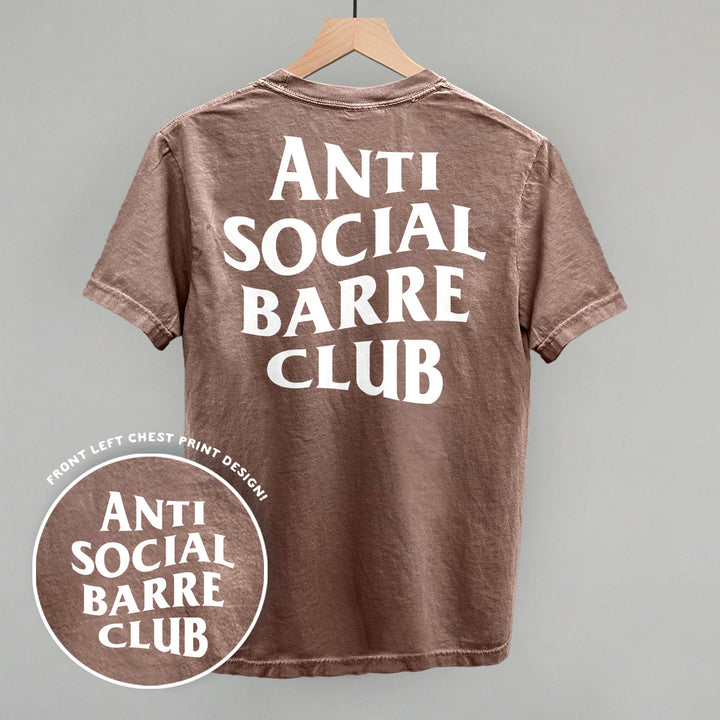 Anti Social Barre Club (White) (Back Print)