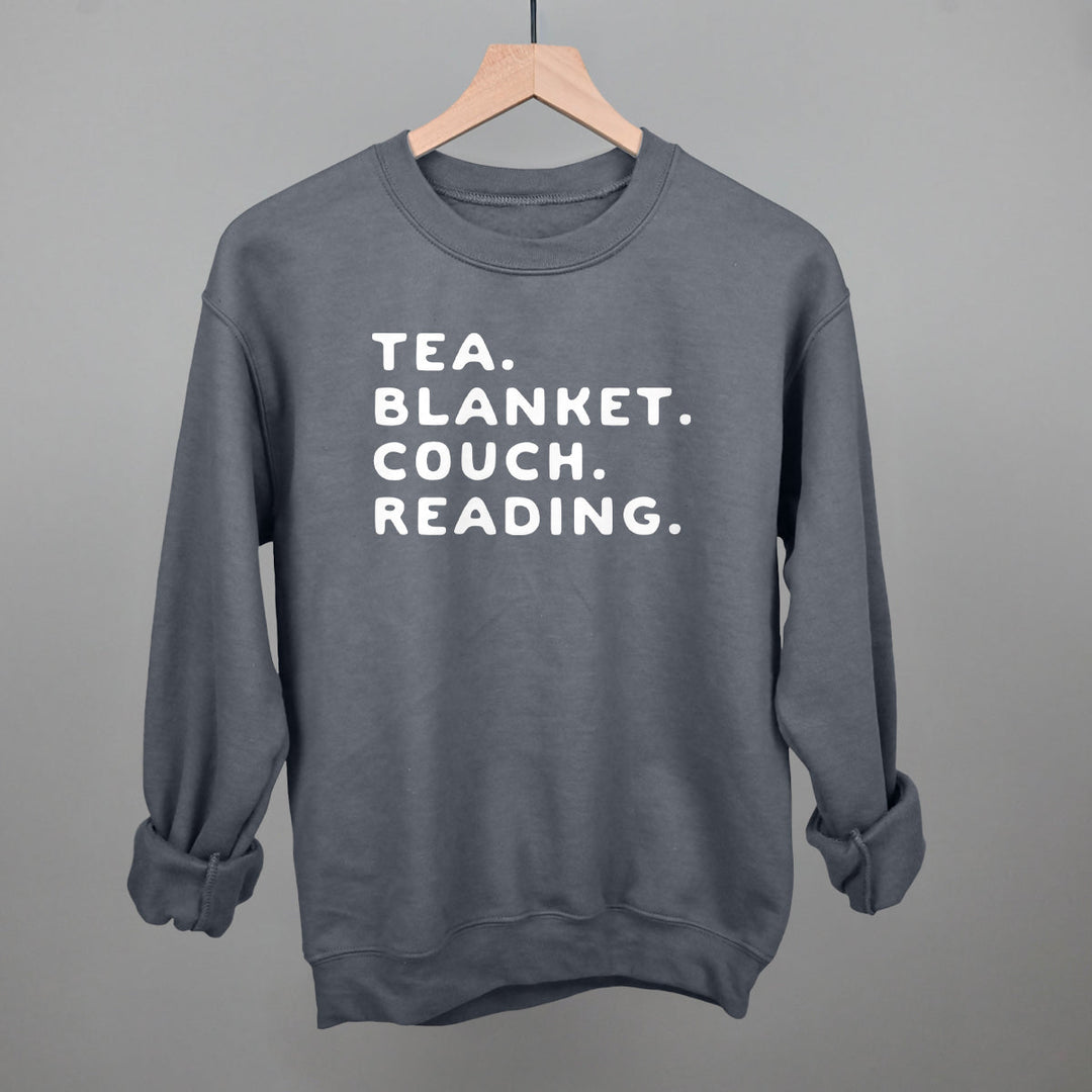 Tea Blanket Couch Reading