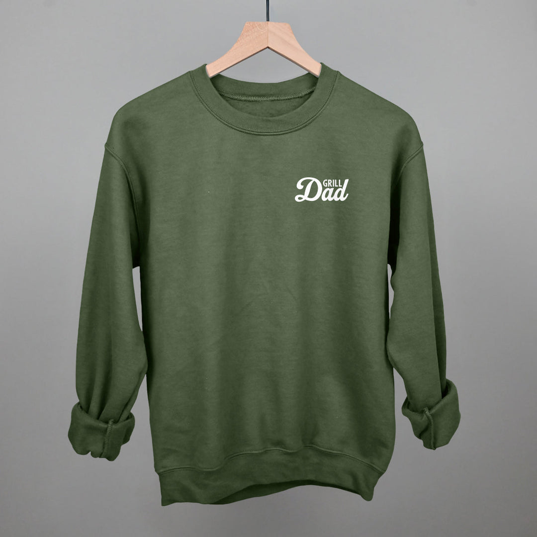 Grill Dad (White) (Left Chest)