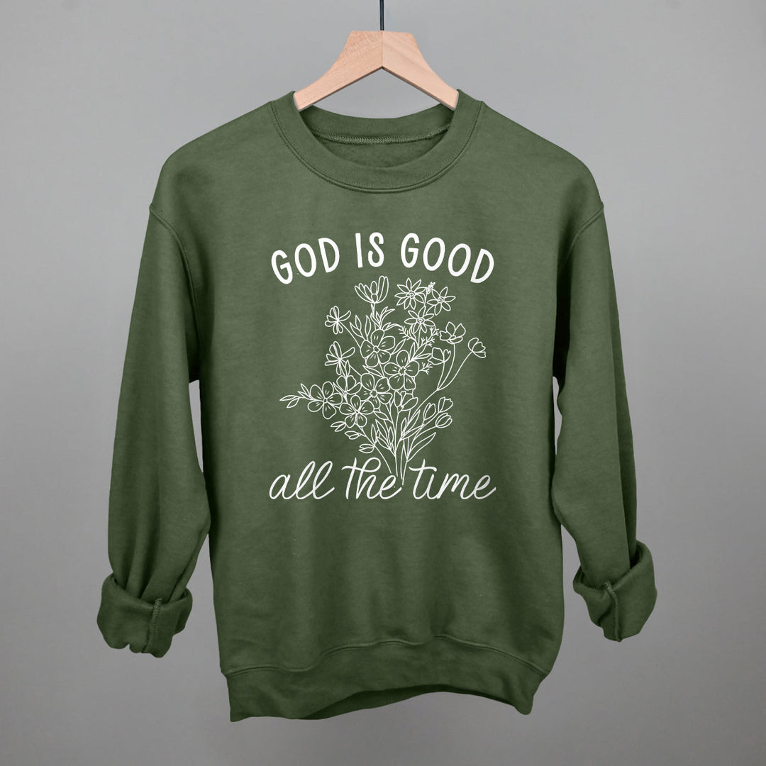 God Is Good All The Time Floral