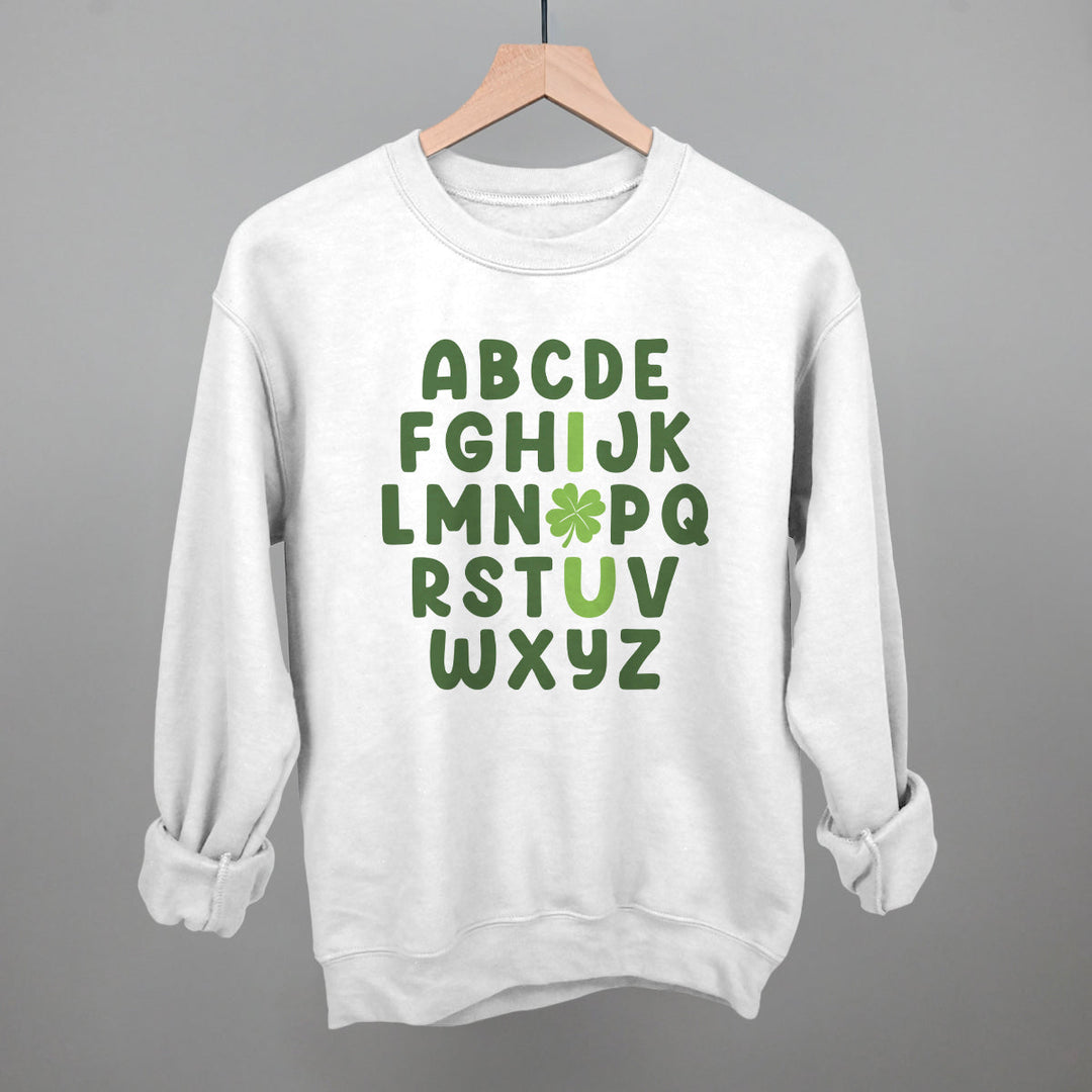 I Love You Clover Alphabet