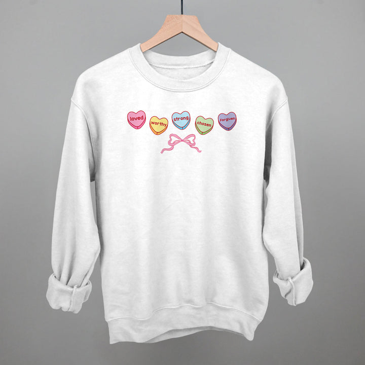 Faith Candy Hearts + Bow