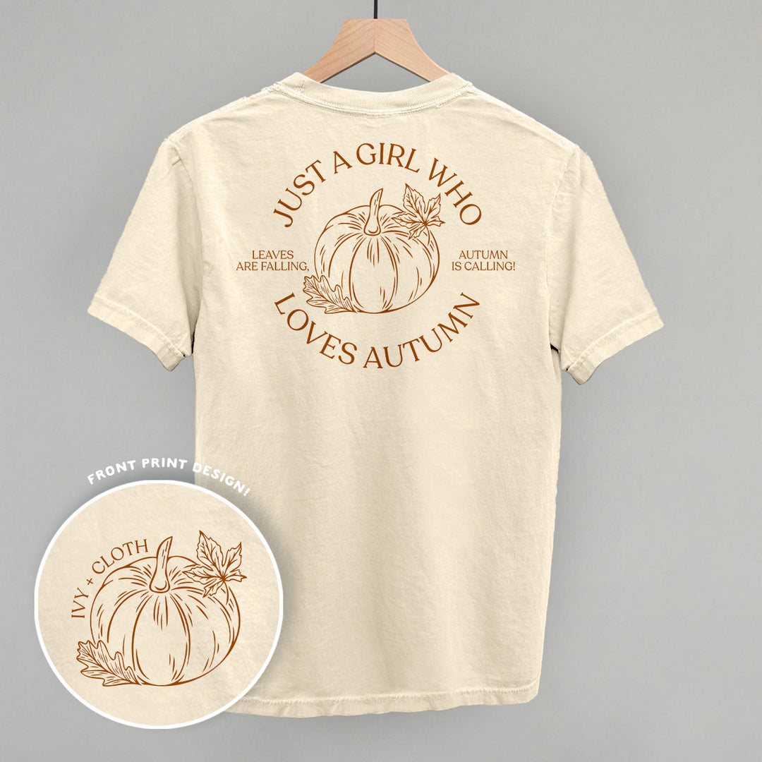 Just A Girl Who Loves Autumn (Back Print)