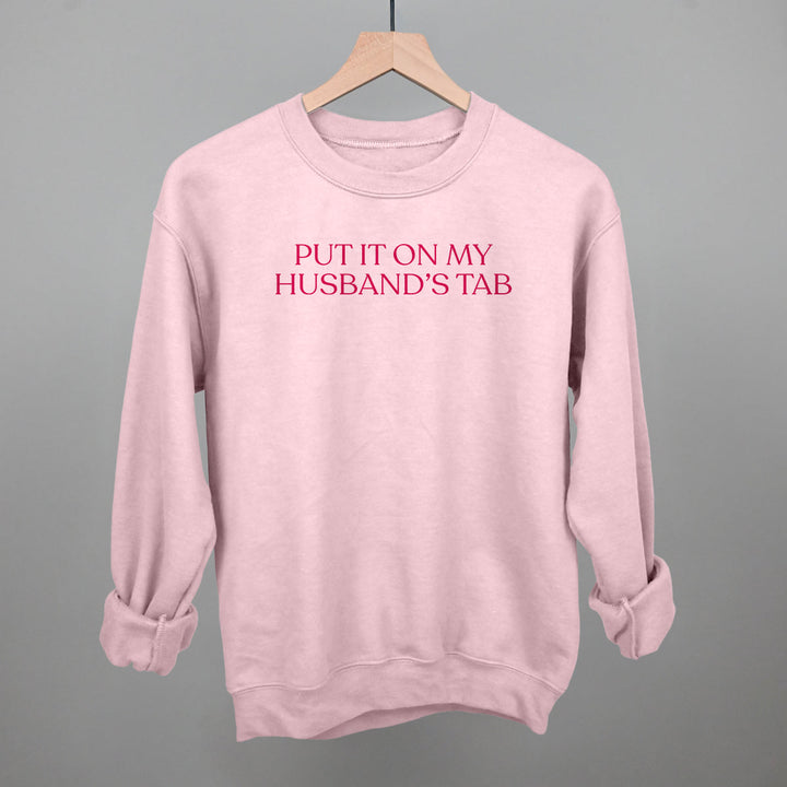 Put It On My Husband's Tab (Pink)