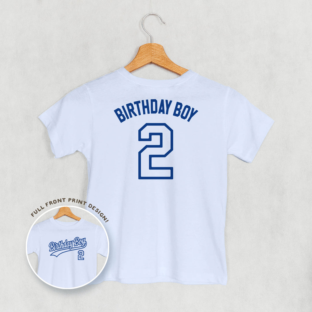 Birthday Boy Varsity #2 (Kids Back Print)