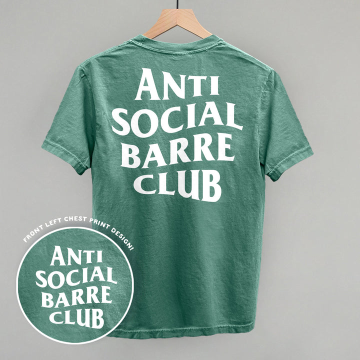 Anti Social Barre Club (White) (Back Print)