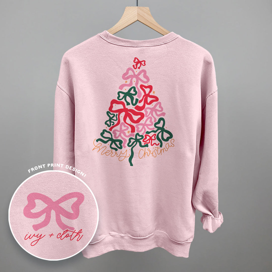 Merry Christmas Bow Tree (Back Print)