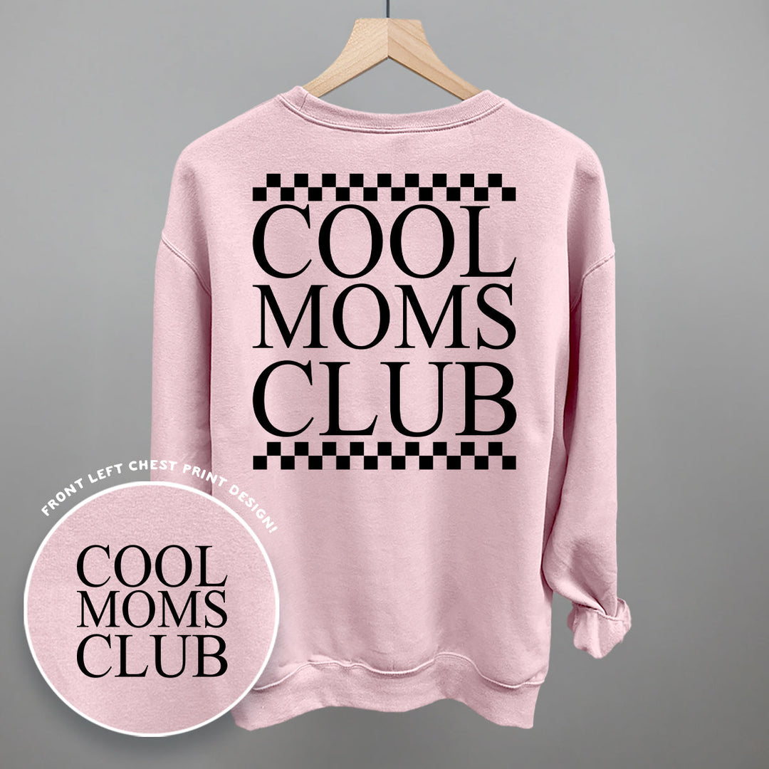 Cool Moms Club Checkered (Back Print)