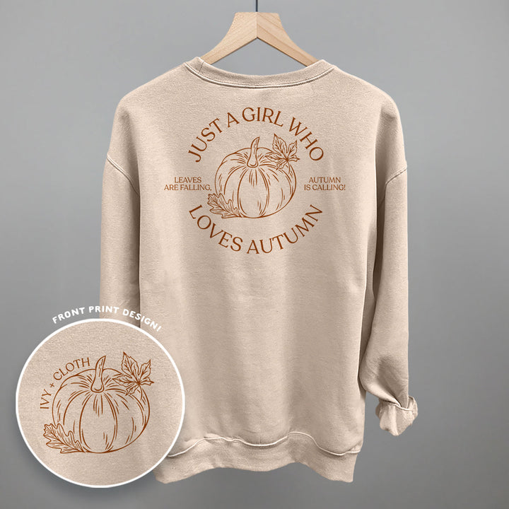 Just A Girl Who Loves Autumn (Back Print)