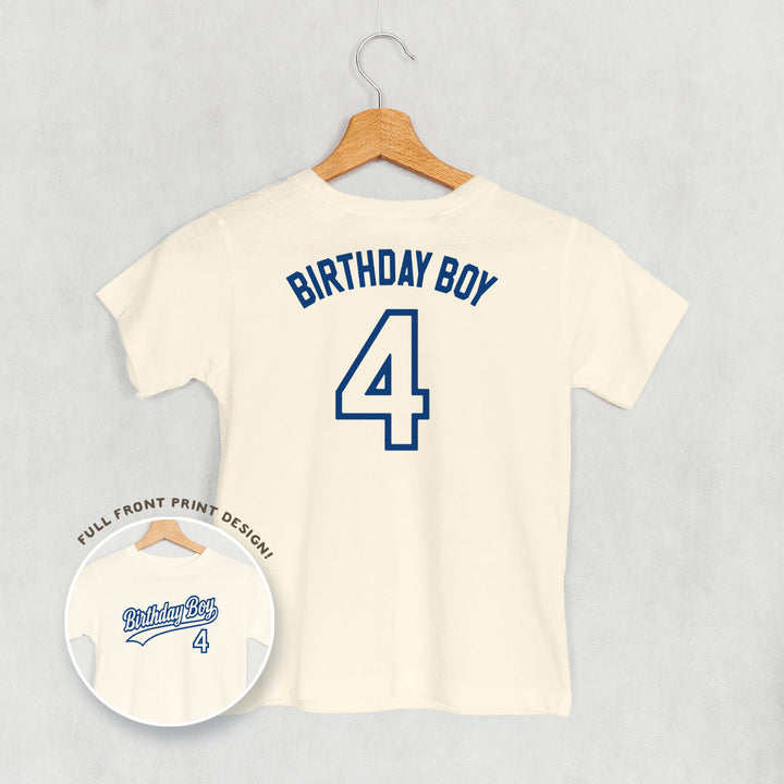 Birthday Boy Varsity #4 (Kids Back Print)