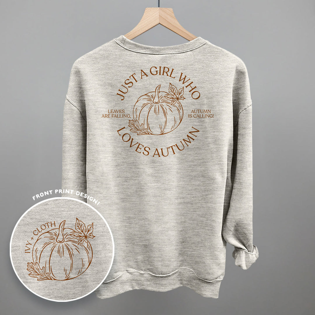Just A Girl Who Loves Autumn (Back Print)