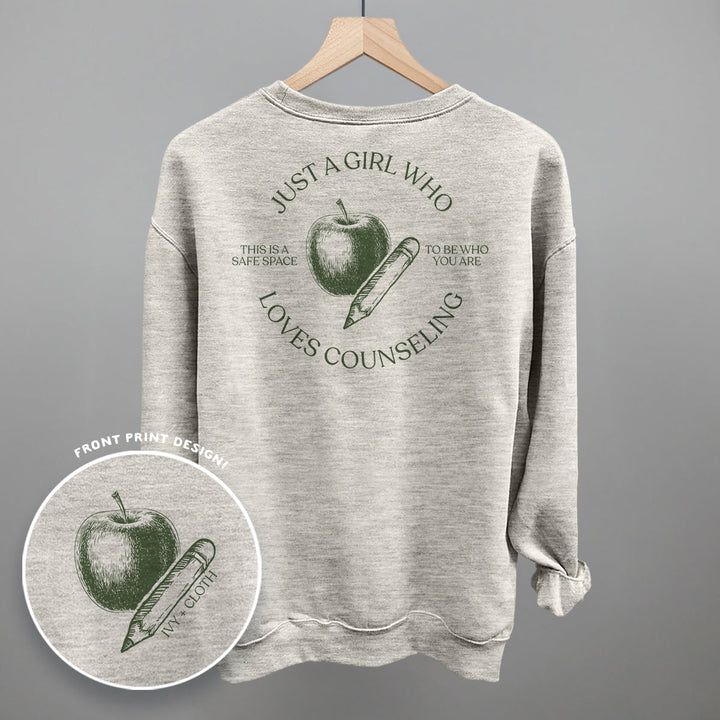 Just A Girl Who Loves Counseling (Back Print)