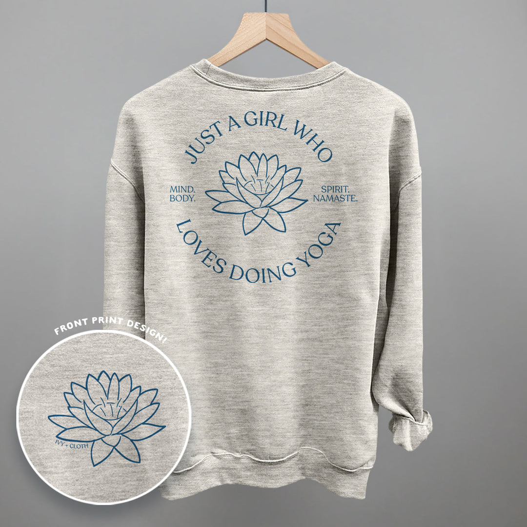 Just A Girl Who Loves Doing Yoga (Back Print)