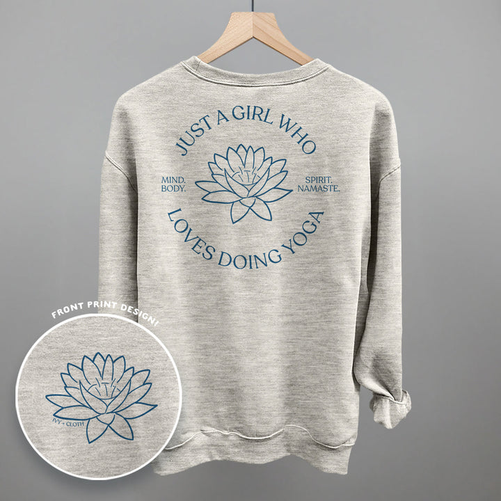 Just A Girl Who Loves Doing Yoga (Back Print)