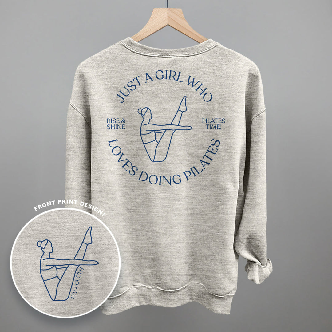 Just A Girl Who Loves Doing Pilates (Back Print)
