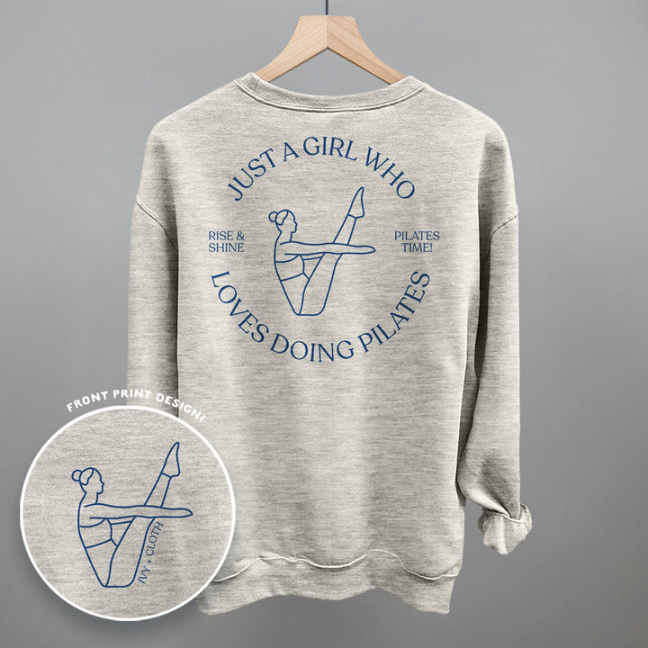 Just A Girl Who Loves Doing Pilates (Back Print)