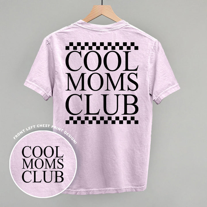 Cool Moms Club Checkered (Back Print)