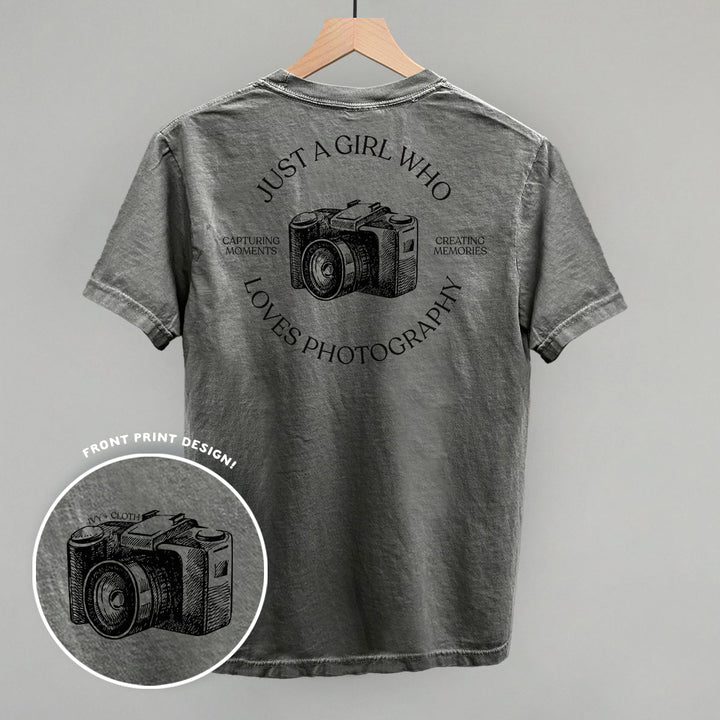 Just A Girl Who Loves Photography (Back Print)