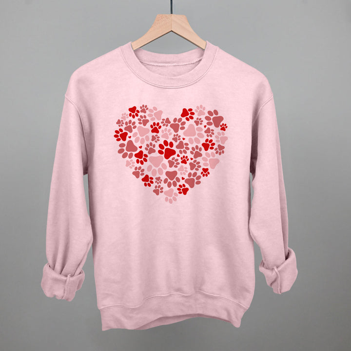 Paw Print Heart
