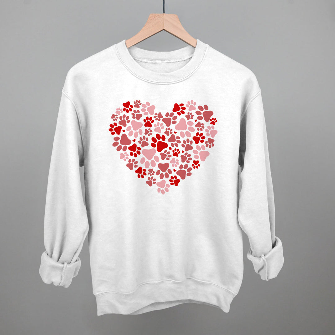 Paw Print Heart