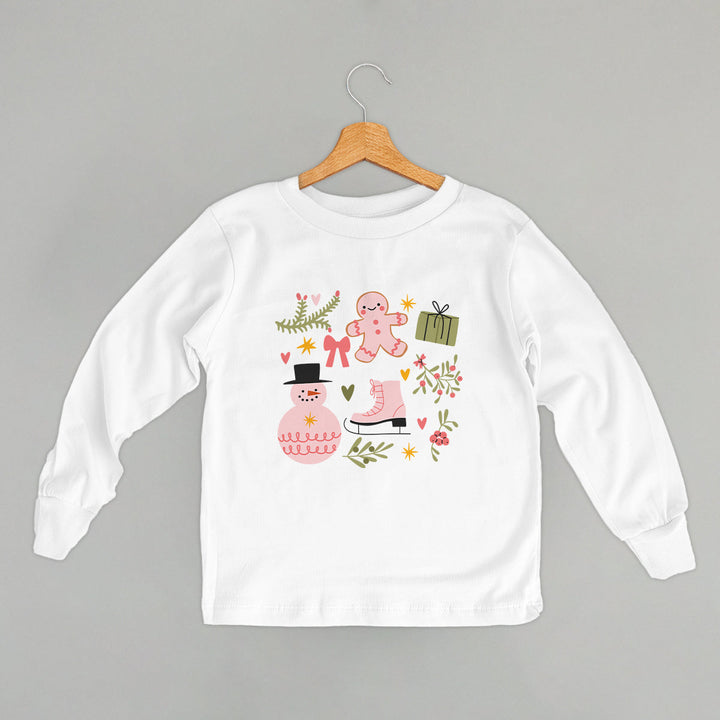 Pink Christmas Doodles (Kids)