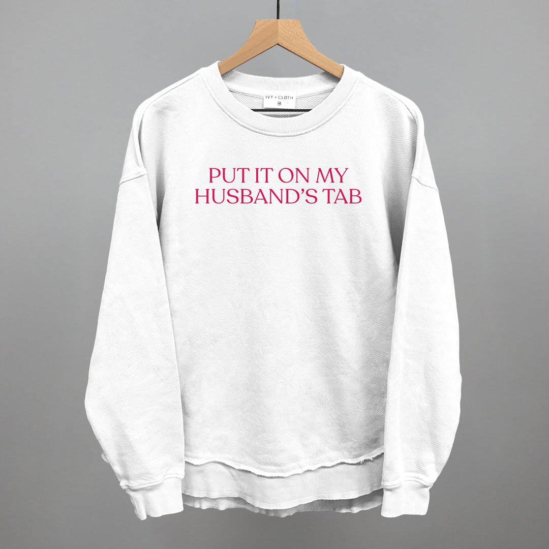 Put It On My Husband's Tab (Pink)