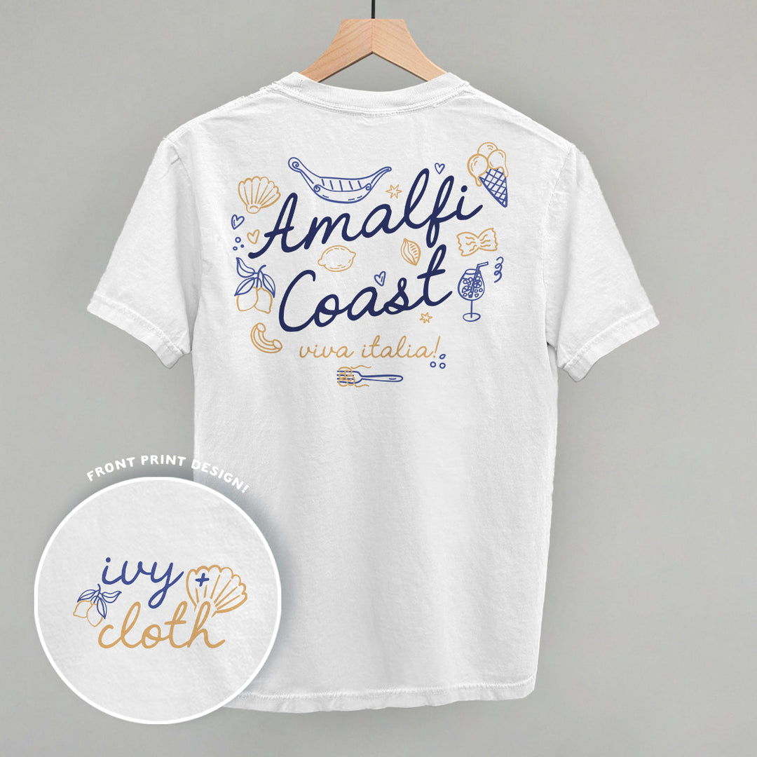 Amalfi Coast Doodles (Back Print)