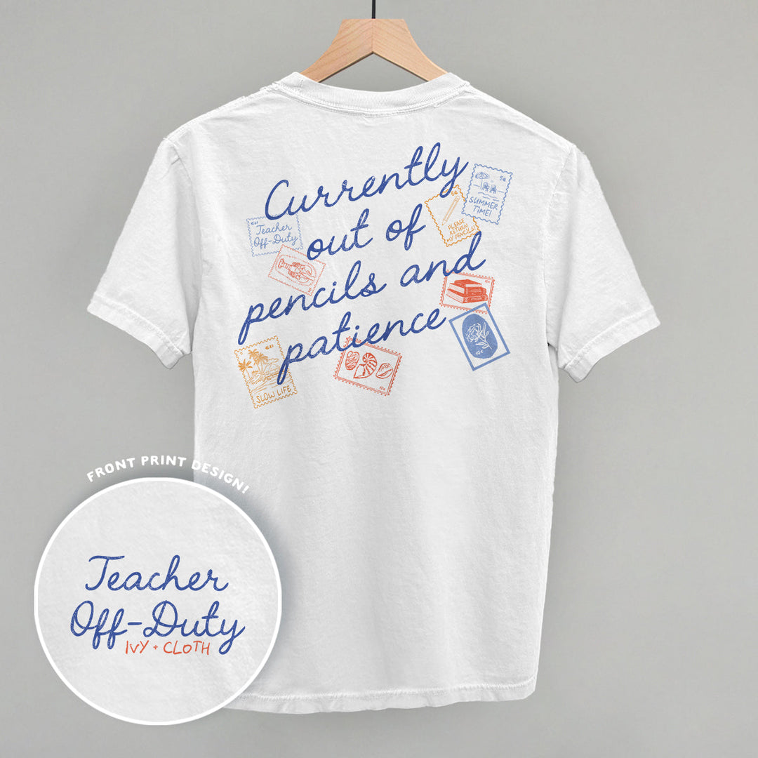 Teacher Off Duty Stamps (Back Print)