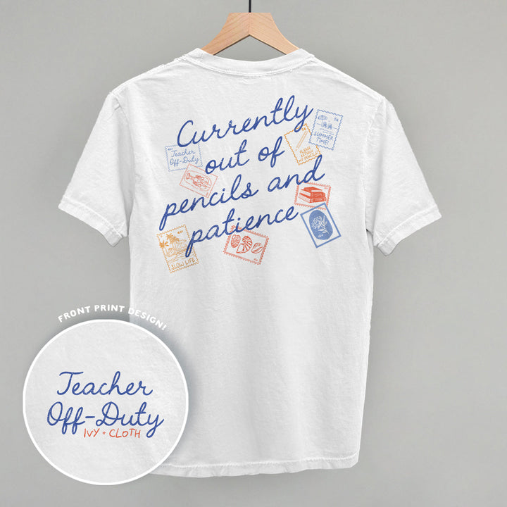 Teacher Off Duty Stamps (Back Print)
