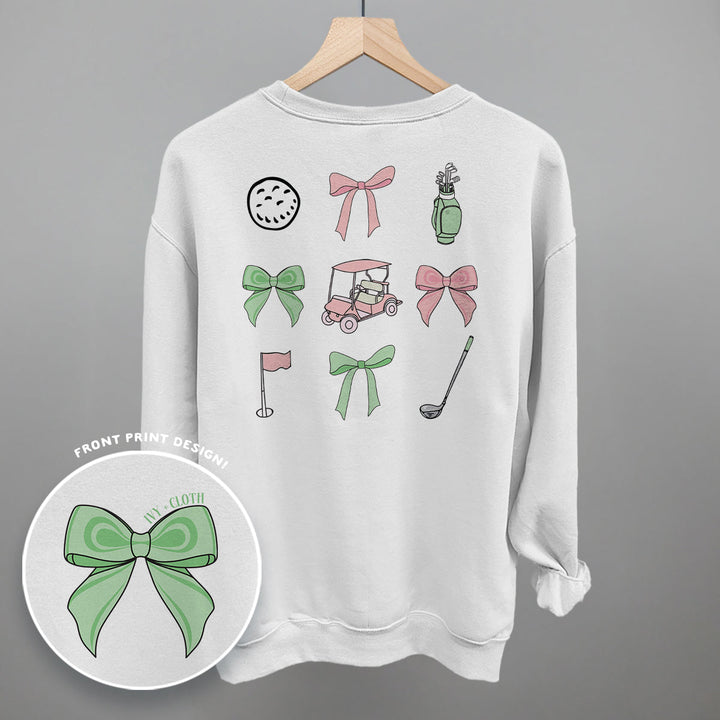 Pink & Green Golf Doodles (Back Print)