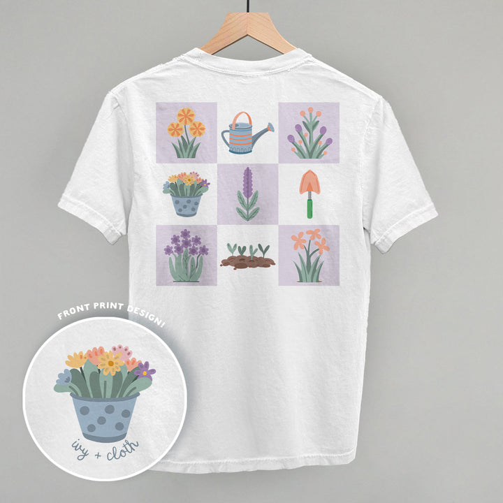 Floral Grid Doodles (Back Print)