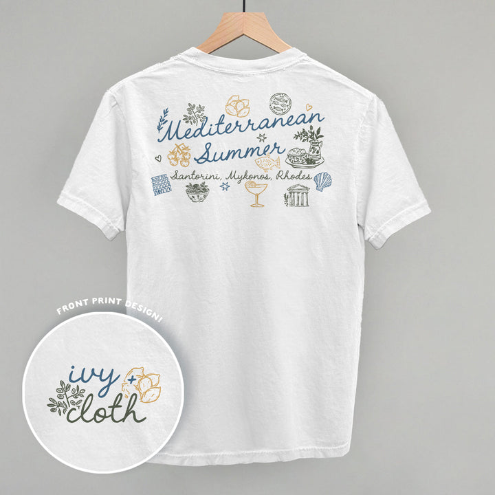 Mediterranean Summer Doodles (Back Print)