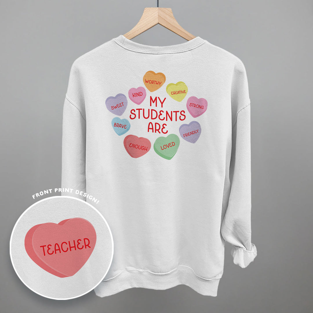 My Students Are (Candy Hearts) (Back Print)