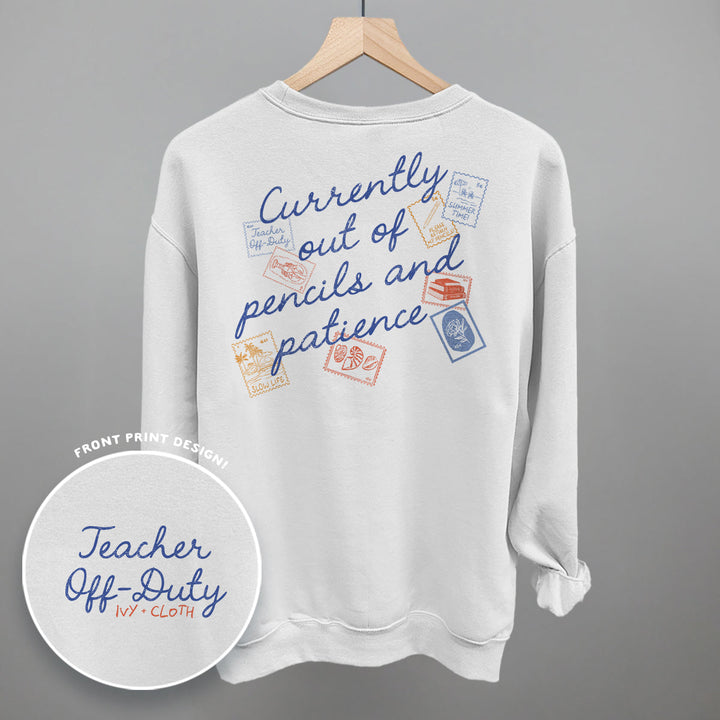 Teacher Off Duty Stamps (Back Print)