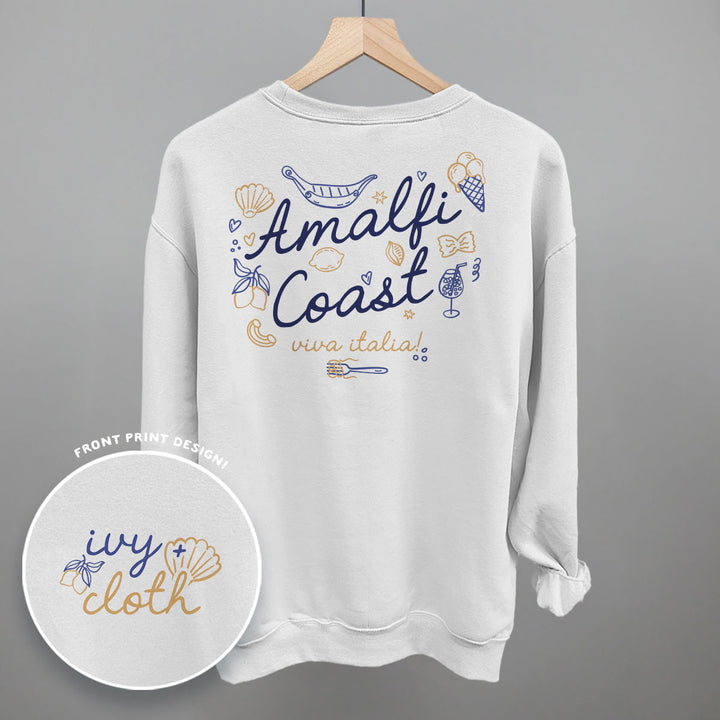 Amalfi Coast Doodles (Back Print)