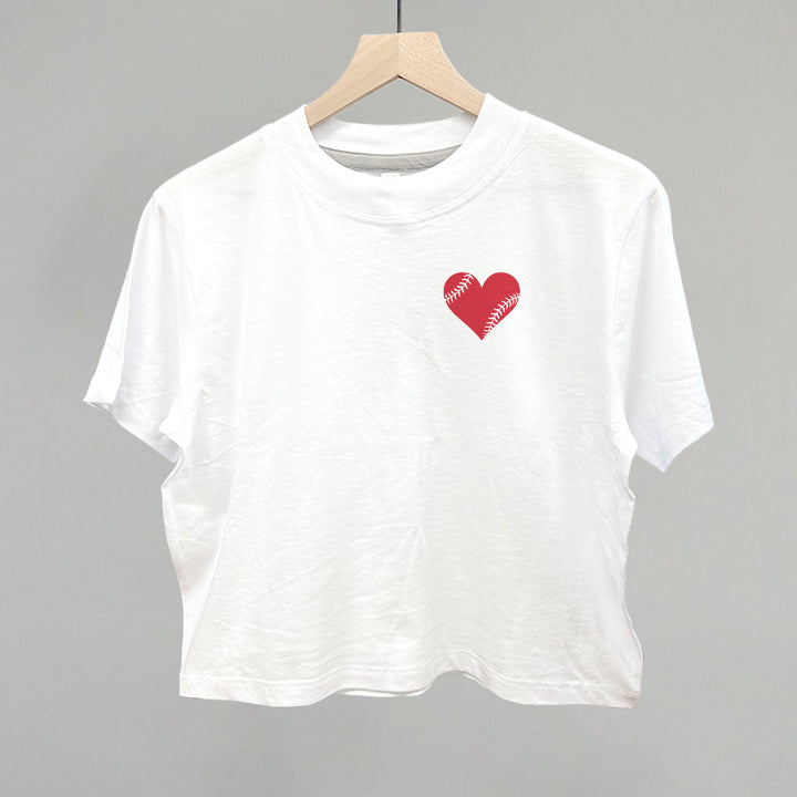 Baseball Heart (Left Chest)