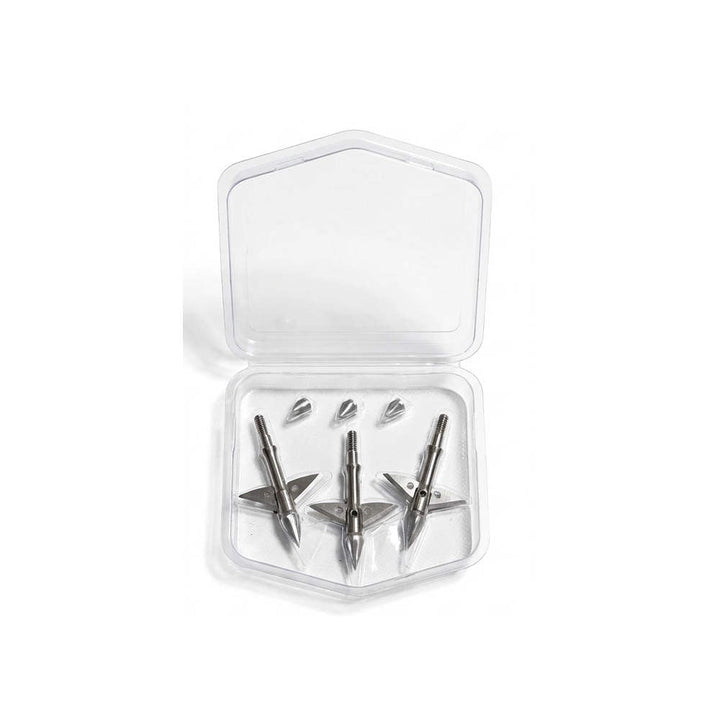 ZEUS TITANIUM 100/125 GRAIN BROADHEADS (3 PACK) PLUS PRACTICE HEAD