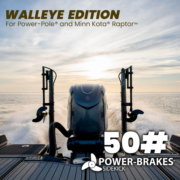 Walleye Edition Bundle - SIDEKICK Bundle 50# motors | Power-Brakes