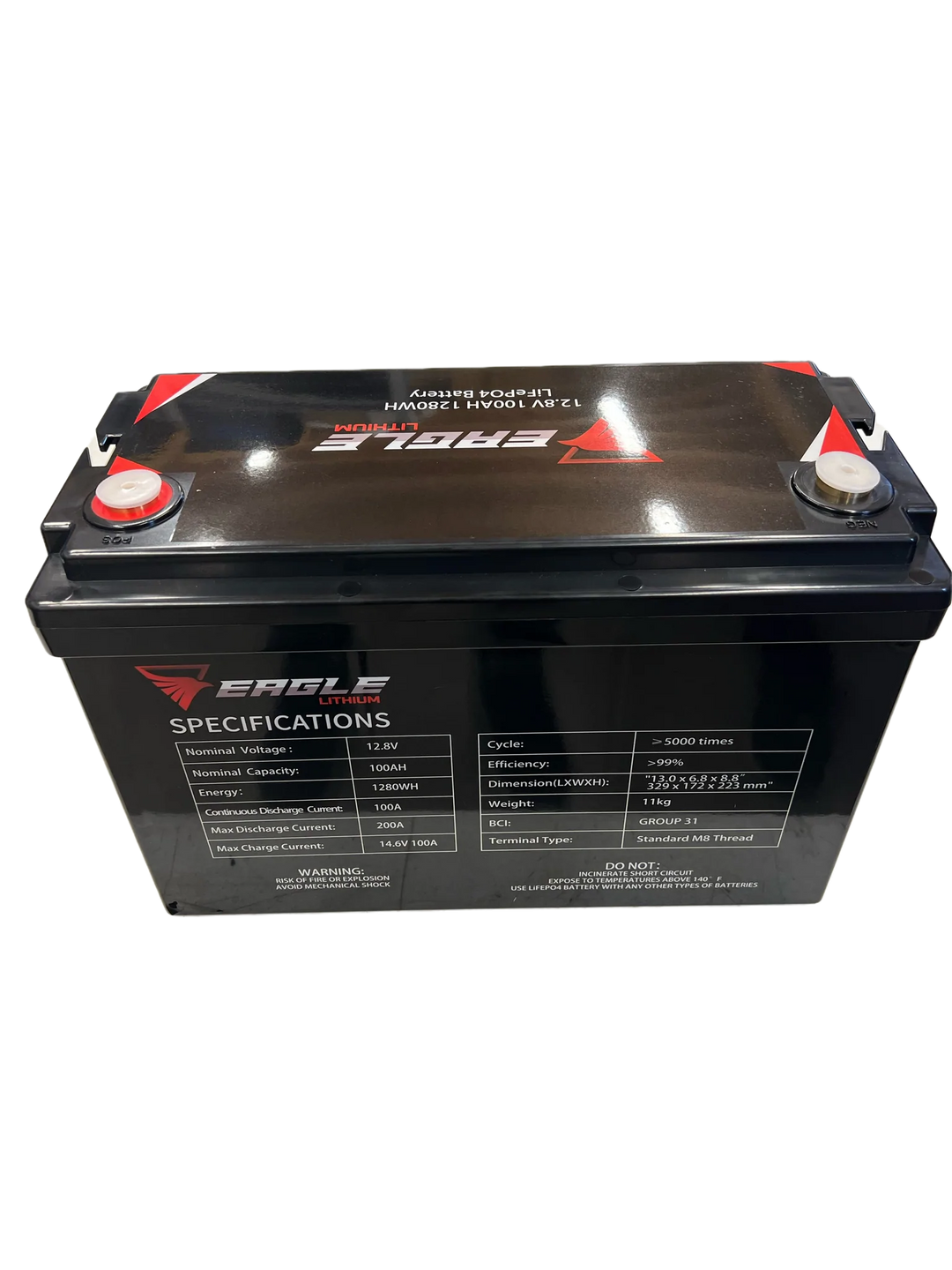 Eagle Lithium 100ah 12v